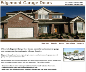 edgemontgaragedoor.com: Diane Massey - Placentia, CA- Welcome
test33