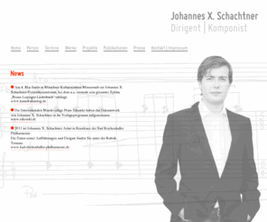 jxschachtner.com: Johannes X. Schachtner | Dirigent | Komponist
Johannes X. Schachtner, Komponist, Dirigent