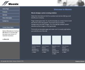 msonix.com: Msonix Sensors
Index