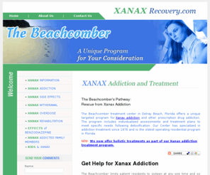 xanaxrecovery.com: Xanax Addiction Treatment | Find Help & Recovery from Xanax Addiction
The Beachcomber Family Center in Delray Beach, Florida offers a unique, targeted program for Xanax addiction and abuse.
