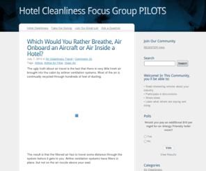 24-7-ontheweb.net: Hotel Cleanliness – Focus Group PILOTS
