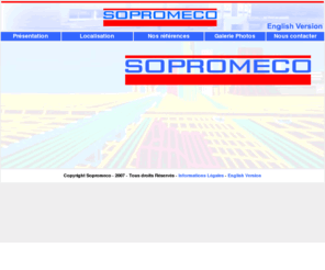 sopromeco.com: Sopromeco : aménagements industriels
Sopromeco : partenaire de votre réussite : constructions industrielles, salles blanches, bardages, aménagement agro-alimentaire et aménagement intérieur. 4 agences en France : Lyon, Toulouse, Vichy et Orléans.