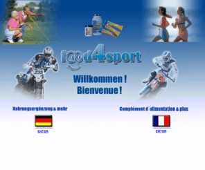 food4sport.eu: Food4sport: Nahrungsergänzung für MX, Enduro, Supermoto, Quad und Offroadzubehör
Food4sport: Der Nahrungsergänzungsexperte  für optimierte Ernährung-/Trainingsgestaltung und Offroadzubehör im MX, Enduro, Supermoto und Quadsport