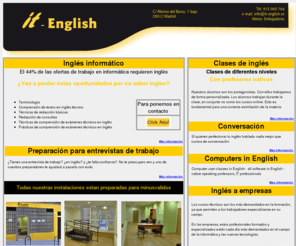 it-english.es: IT-English
Academia de inglés para informáticos, inglés varios niveles, inglés one to one, informática, informática inpartida en inglés