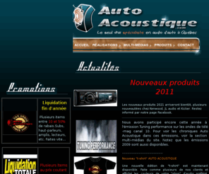 autoacoustique.com: Auto Acoustique
Auto Acoustique est un magasin spécialisé en audio et alarme pour auto.