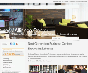 business-alliance-club.com: Business Centers, Coworking, Virtual Offices, Konferenzräume
Business Alliance Center - Next Generation Business Centers