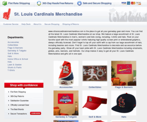 stlouiscardinalsmerchandise.com: St. Louis Cardinals Merchandise, MLB Cardinals Merchandise
Shop our huge collection of officially licensed St. Louis Cardinals Merchandise for fans. Why Buy from us? Get $4.99 3-day shipping on your entire order plus our amazing 90 day return policy.