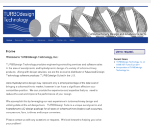 turbodesign-tech.com: Turbomachinery Design and Analysis Experts | TURBOdesign Technology Inc.
TURBOdesign Technology provides engineering consulting services and software sales in the area of aerodynamic and hydrodynamic design of turbomachinery products