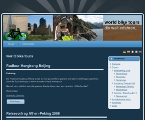 world-bike-tours.com: world bike tours
World Bike Tours 
Radreisen quer durch ganze Kontinente