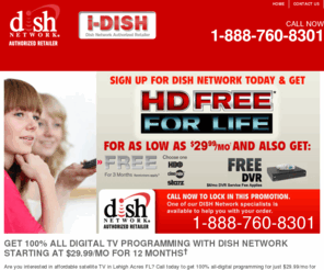 dishlehighacressatellitetv.com: Dish Network Lehigh Acres, FL | Find Specials with Satellite DISH TV Lehigh Acres, FL Now
Lehigh Acres FL residents, are you looking for great satellite TV deals?  Call USDISH, authorized Dish Network provider, to order all-digital TV programming.  Packages start at only $29.99/mo for 12 months<sup> †</sup>  per month!  Current offers include 100 all-digital channels, 50 HD channels, professional installation, and free equipment.