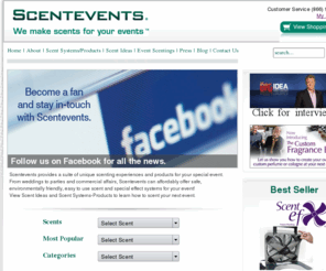 djscentevents.com: Scent your event
Complete your next event space by adding the element of scent to enhance and transform any environment. With Scentevent's custom fragrance technology, smell-o-vision, complementing the staged ambiance, audiences and guests will have an experience that lasts.