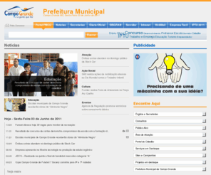 prefeituradecampogrande.com.br: PMCG - Prefeitura Municipal de Campo Grande
Prefeitura Municipal de Campo Grande