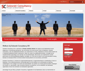 solowski.com: Solowski Consultancy-Fiscaal Juridisch Advies
Fiscaal Juridisch Advies, bedrijfsadministraties, doradztwo podatkowe, ksiegowosc, kompleksowa rachunkowosc