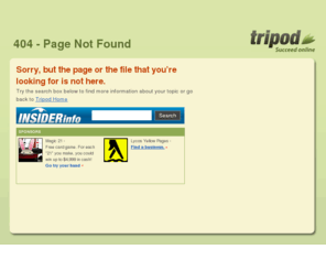 tmarienterprise.com: Tripod - Succeed Online | Error
Tripod is a free web host with easy site building tools for blogs, photo albums, Microsoft FrontPage(®) support, and ftp, as well as a variety of subscription packages to choose from. Features include safe and reliable hosting, online help, and a variety of tools and services to give the flexibility you need.