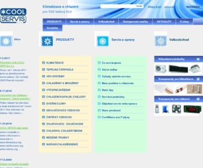 coolservis.com: COOL SERVIS klimatizace chlazení tepelná čerpadla
COOL SERVIS klimatizace chlazení tepelná čerpadla