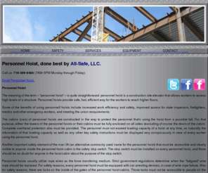 personnelhoist.com: Personnel Hoist – 718-389-9400
Personnel Hoist: elevating construction workers. Call for information: 718-389-9400.