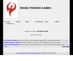 risingphoenixgames.com: The phoenix shall rise!
Rising Phoenix Games