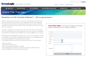 transferfileonline.com: Online File Transfer
Transmit mission-critical data files like 4,000 of the world's top companies do.  Learn how.