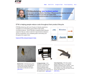 etmmfg.com: Precision Sheet Metal, Cabinets, Enclosures, Chassis, Brackets, Components
Custom precision Sheet Metal components, enclosures, chassis and brackets for New England OEMs