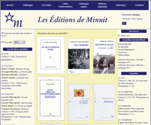 leseditionsdeminuit.fr: Editions de Minuit
