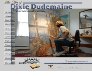 dixiedudemaine.com: The Art of Dixie Dudemaine
Oil on canvas,New England art, Photo realism, Boston Gardens, Harvard University, Rhode Island Mural, Large scale oil painting