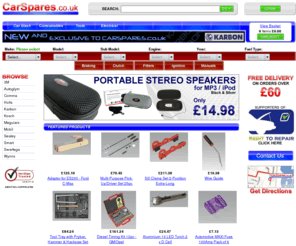 carspares.co.uk: Brand New Car Spares, Parts & Accessories For All Makes Of Car
Specialists in NEW automotive parts and accessories for over 40 years. Experienced staff and thousands of parts in stock ready for fast delivery.