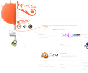 inpressive.it: inpressive }web&other{
inpressive.it è web design, web IT e progettazine siti, grafica 3D / 3D Art, rendering anche realizzando i modelli e le texture e fotografia professionale a Roma.