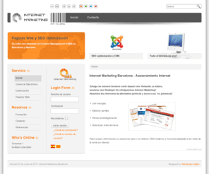 internet-marketing-barcelona.com: Internet Marketing Barcelona - Optimizar páginas web para buscadores
Internet Marketing con éxito!