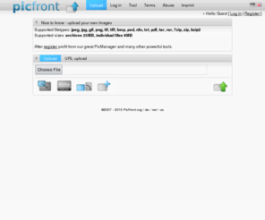 picfront.org: PicFront - Ihr innovativer Bildhoster
PicFront ist ein innovativer Bilderhoster, mit welchem es möglich ist Archive sowie viele Bildformate kostenlos hochzuladen