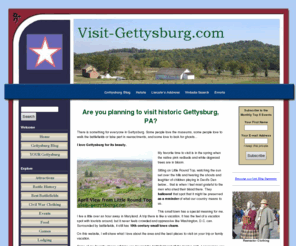 visit-gettysburg.com: Visit Gettysburg, Historical Battlefields and Small Town Charm
One Marylander's experiences visiting Gettysburg for battlefield tours and other area attractions. A landmark in Civil War history, the rolling hills are a peaceful retreat today. 