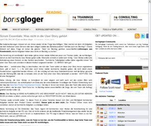 agileleadershipeurope.com: bor!sgloger — leading Scrum with passion
Scrum Essentials: Das Ende der Meetings, Der ScrumMaster – Führung, Senior Java-Consultant (m/w) mit agilem Schwerpunkt / Düsseldorf, Solingen oder