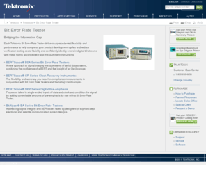 bitalyzer.com: Bit Error Rate Tester | Tektronix
With a Tektronix Bit Error Rate Tester, you can quickly identify errors in digital bit streams. Learn how to reduce development cycles and costs.