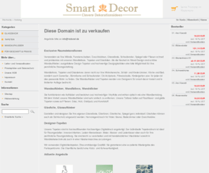 smart-decor.com: smart-decor
Glasfolien,Glasaufkleber,Spiegelaufkleber,Wandtatoos,Wandaufkleber,Schneidplotts,Wanddekore, Wandfolien, Wandsticker, Tapetenaufkleber, Shop