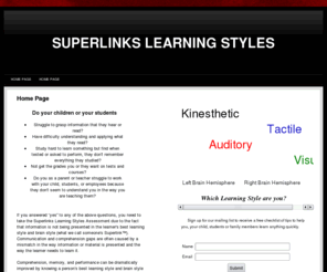 superlinkslearningstyles.com: Home Page
Home Page