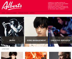 albertmusic.com: Alberts - It's all about the song
