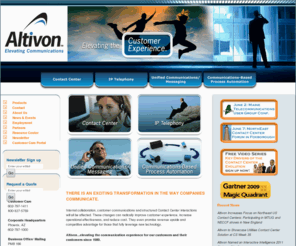 calldynamics.com: Altivon: Elevating the Communications Experience
Altivon has been elevating the communication experience for our customers and their customers since 1989. 