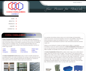 costascharalambides.com: Costas Charalambides & Sons Ltd
Our broad product portfolio covers hundreds of high quality raw materials, from commodities to specialities as well as agricultural, Chemical and plastic products