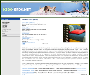 kids-beds.net: Kids Beds
Your largest kids beds resource online.  Including where to buy and frequently asked questions.