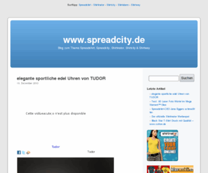 spreadcity.de: Blog zum Thema Spreadshirt, Spreadcity, Shirtinator, Shirtcity & Shirtway
Blog zum Thema Spreadshirt, Spreadcity, Shirtinator, Shirtcity & Shirtway