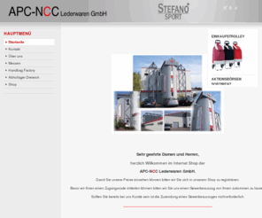 apc-ncc.de: APC-NCC Lederwaren | Stefano - Lederwaren, Reisegepäck, Taschen, Rucksäcke, Börsen ...
[APC-NCC Lederwaren] - Lederwaren, Reisegepäck, Taschen, Rucksäcke, Börsen ...