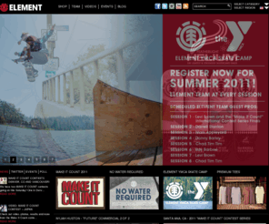 elementskateboards.com: Element Skateboards, Clothes and Shoes
Element Skateboards, Shoes and Clothes. Team profiles, video, photos, catalogs and more.