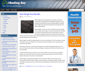 roof.bz: Roofing Help - Low Cost Roof Guide
Roofing videos, pictures, and guides.  Do research to lower your cost.