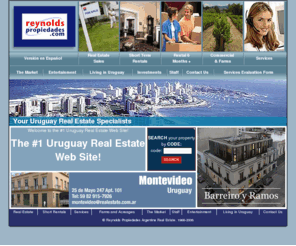 uruguayreal-estate.com: Uruguay Real Estate & Relocation homes
Argentina Real Estate. Residential and Commercial. Complete relocation assitance included free of charge when renting or buying through us. Your specialists in Argentina