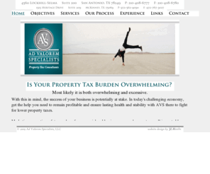 avs-tx.com: Ad Valorem Specialists: Texas Property Tax Consultants
Is Your Property Tax Burden Overwhelming?  Remain profitable with a property tax assessment by AVS