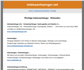 imbissanhaenger.net: imbissanhaenger.net - Wichtige Imbissanhänger - Webseiten
