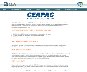 ceapac.com: STARTPAGE
Consumer Electronics Association (CEA) - Growing the Consumer Electronics Industry