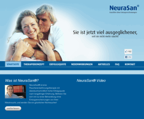 erfolgreich-rauchfrei.com: Neurasan - Startseite
NeuraSan® ist eine Raucherentwöhnungstherapie mit überdurchschnittlich hoher Erfolgsquote nach langjähriger Erfahrung ohne Entzugserscheinungen.