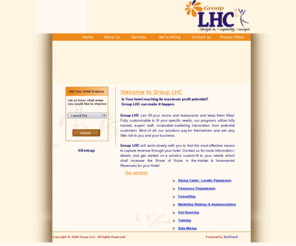 grouplhc.com: Group lHC, The Lifestyle & Hospitality Concepts, The Leading CRM Company
Get 15 to 20% Cashback at restaurants, bars and clubs throughout india and Bangalore,
grouplhc offers online reservations for family vacations, romantic getaways and business travel at leading airports, 
resorts, and hotels in bangalore,india.