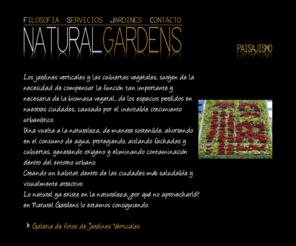 murojardin.com: Jardines verticales, cubiertas vegetales por Natural Gardens
Jardines verticales, cubiertas vegetales surgen de la necesidad de compensar la función tan importante y necesaria de la biomasa vegetal, por Natural Gardens