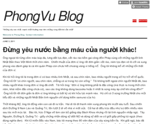 phongvu.info: PhongVu Blog
"Rượu thường không có màu nhưng nó dễ làm người ta đỏ mặt và đen danh dự"